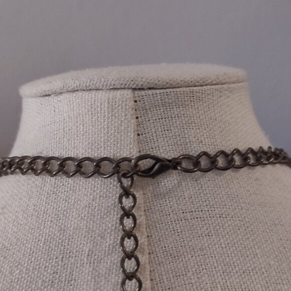 Vtg Lia Sophia Pearl Gold Chunky Beaded Necklaces Multi-Strand & Earrings Set - Picture 5 of 6